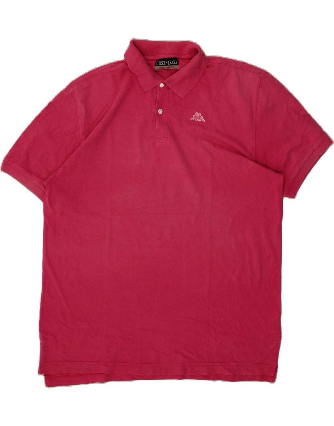 KAPPA Mens Polo Shirt 2XL Pink Cotton Vintage Kappa and Second-Hand Kappa from Messina Hembry 