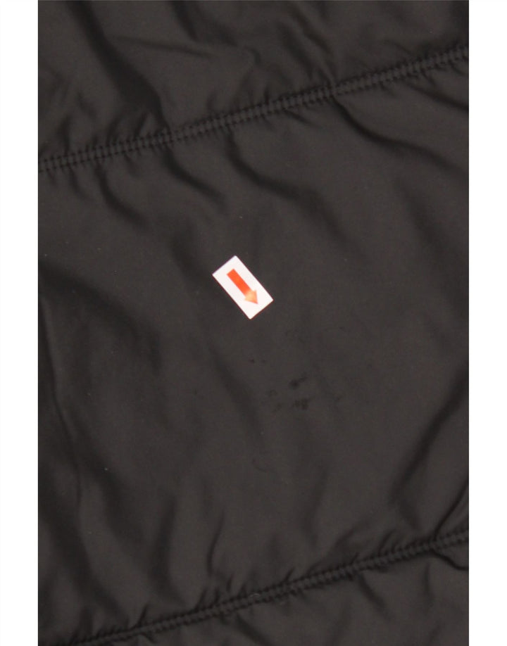 JACK WOLFSKIN Chaqueta acolchada con capucha para hombre UK 40 Medium Negro Poliéster