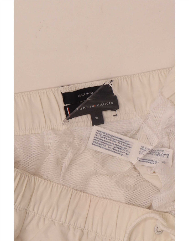 Tommy Hilfiger Bañador Regular Fit Hombre XL Poliamida Blanco