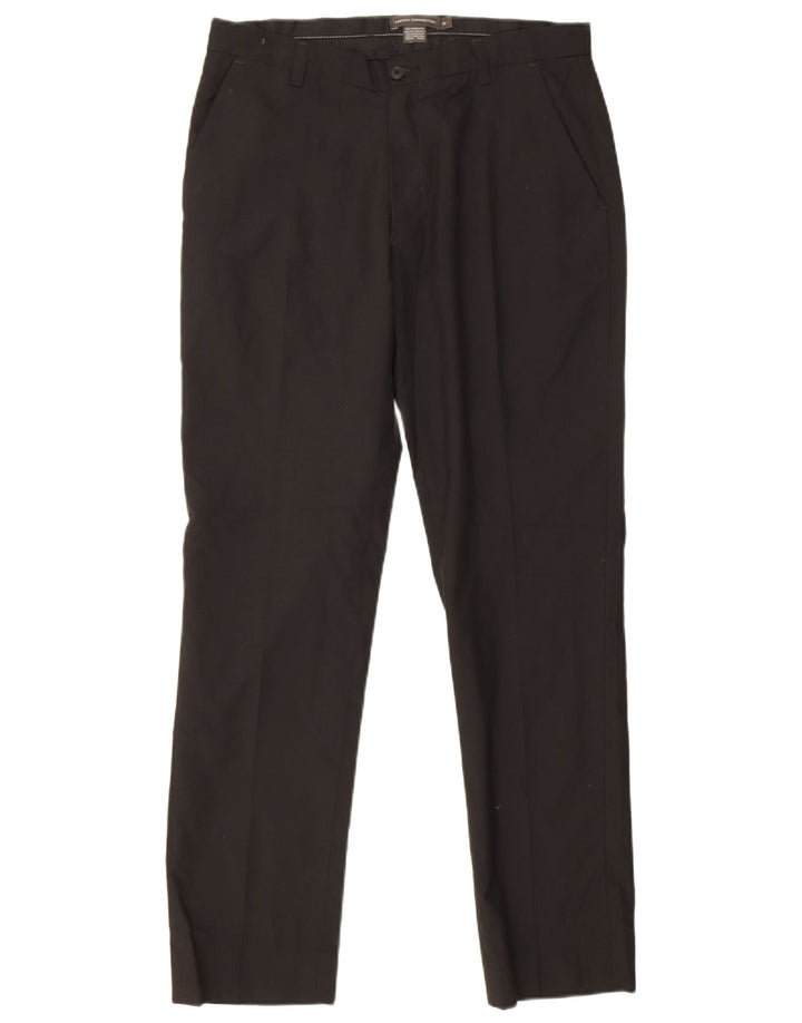 Pantalones de traje ajustados para hombre de French Connection W32 L31 Poliéster negro