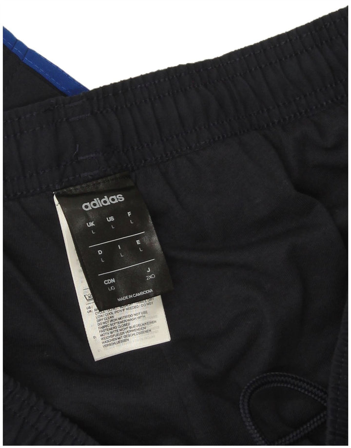 Pantalón De Chándal Adidas Hombre Grande Azul Marino Poliéster