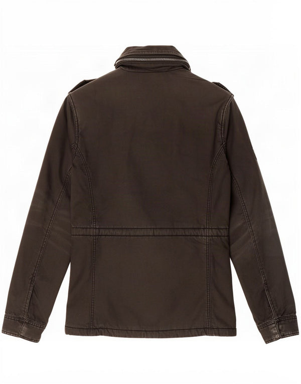 Superdry Chaqueta militar Sherpa para hombre UK 34 XS Algodón negro