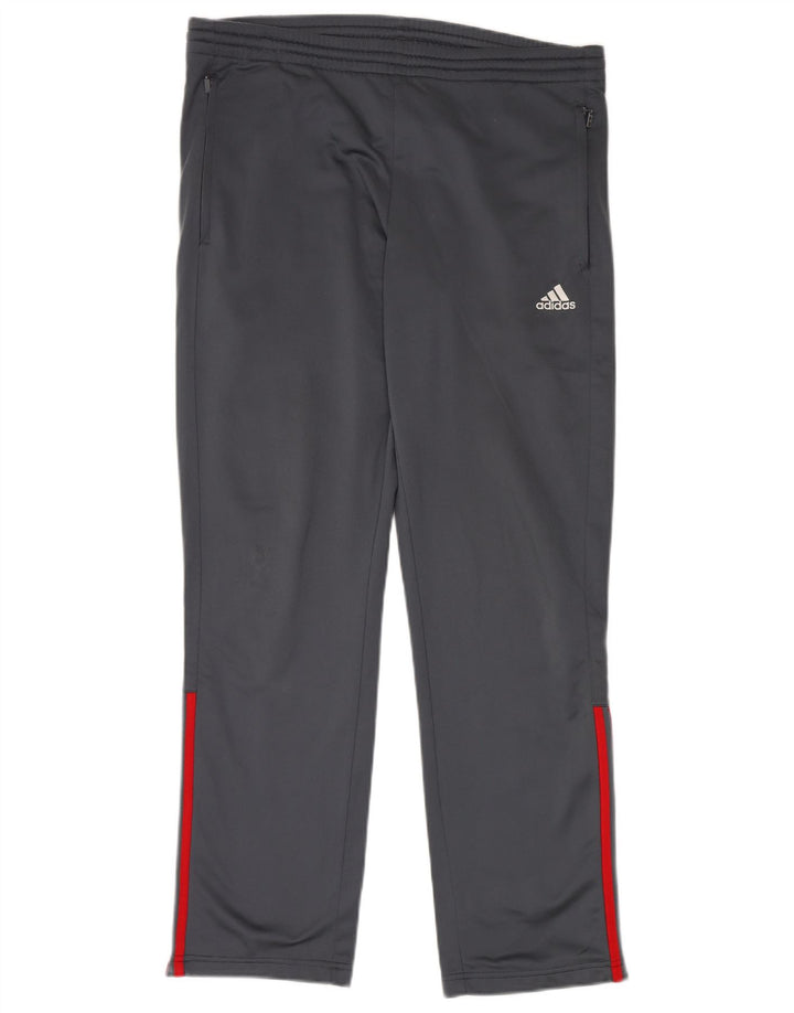 Pantalón de Chándal ADIDAS Hombre UK 38/40 Gris Medio Poliéster