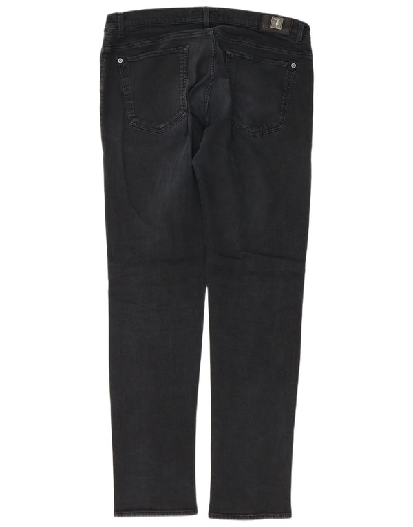 Vaqueros Trussardi Hombre Slim W36 L34 Negro Algodón