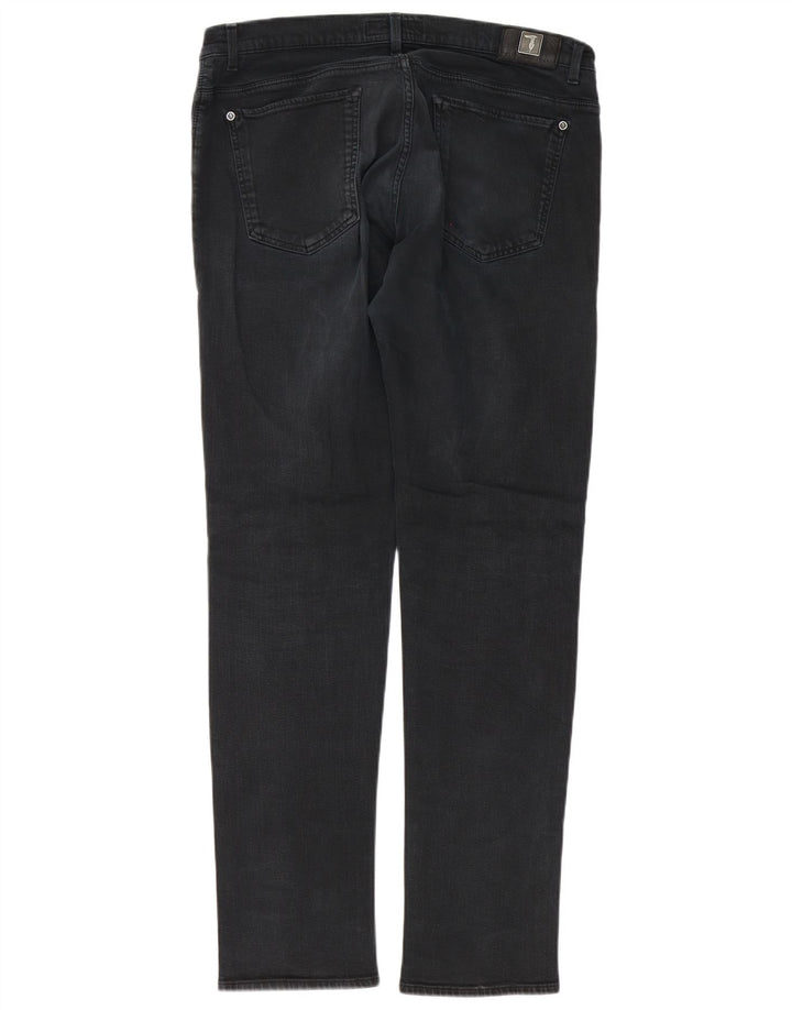 Vaqueros Trussardi Hombre Slim W36 L34 Negro Algodón