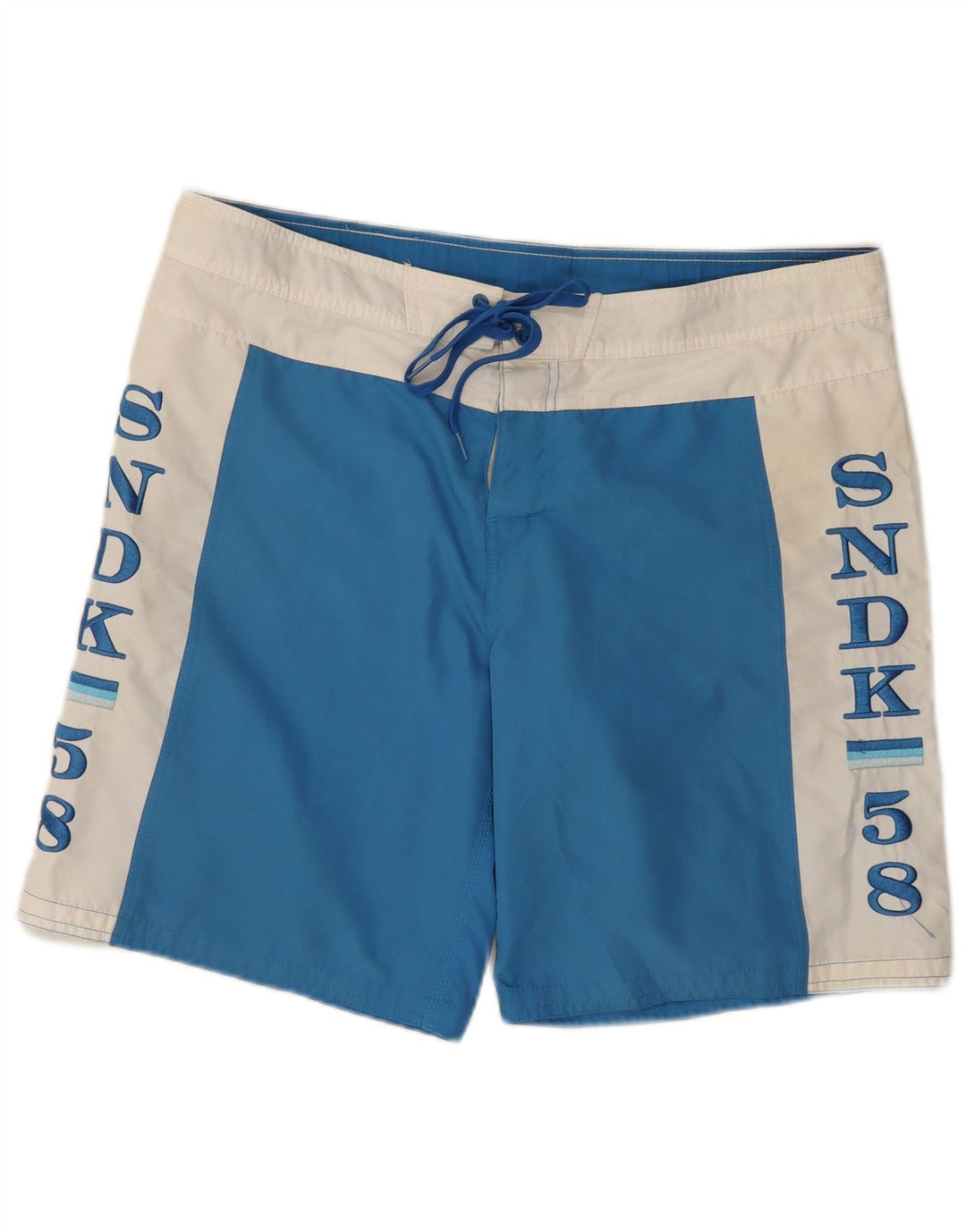 Sundek Bañador con estampado gráfico para hombre XL Azul Colorblock Poliéster