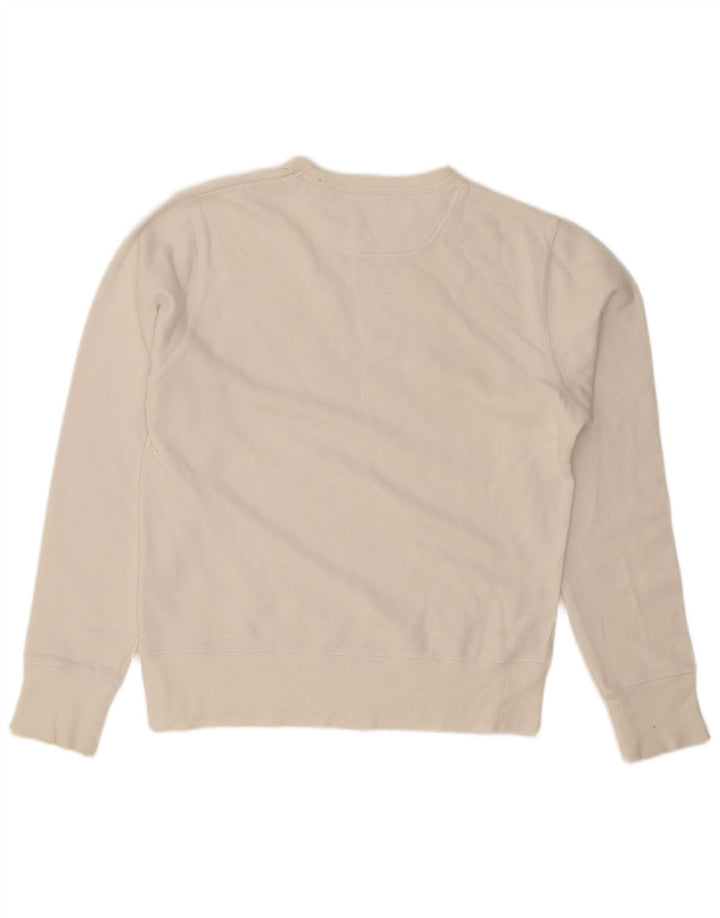 Ben Sherman - Sudadera con gráfico para hombre, jersey de algodón blanco mediano