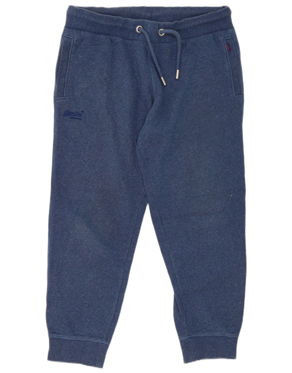 SUPERDRY Pantalón de chándal para hombre Joggers 2XL Algodón azul