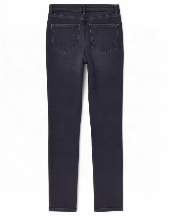 MINT VELVET Vaqueros ajustados para mujer UK 12 Medium W28 L27 Azul marino Algodón