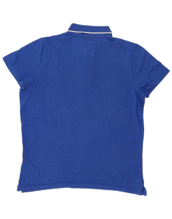Polo Hollister Hombre XL Algodón Azul