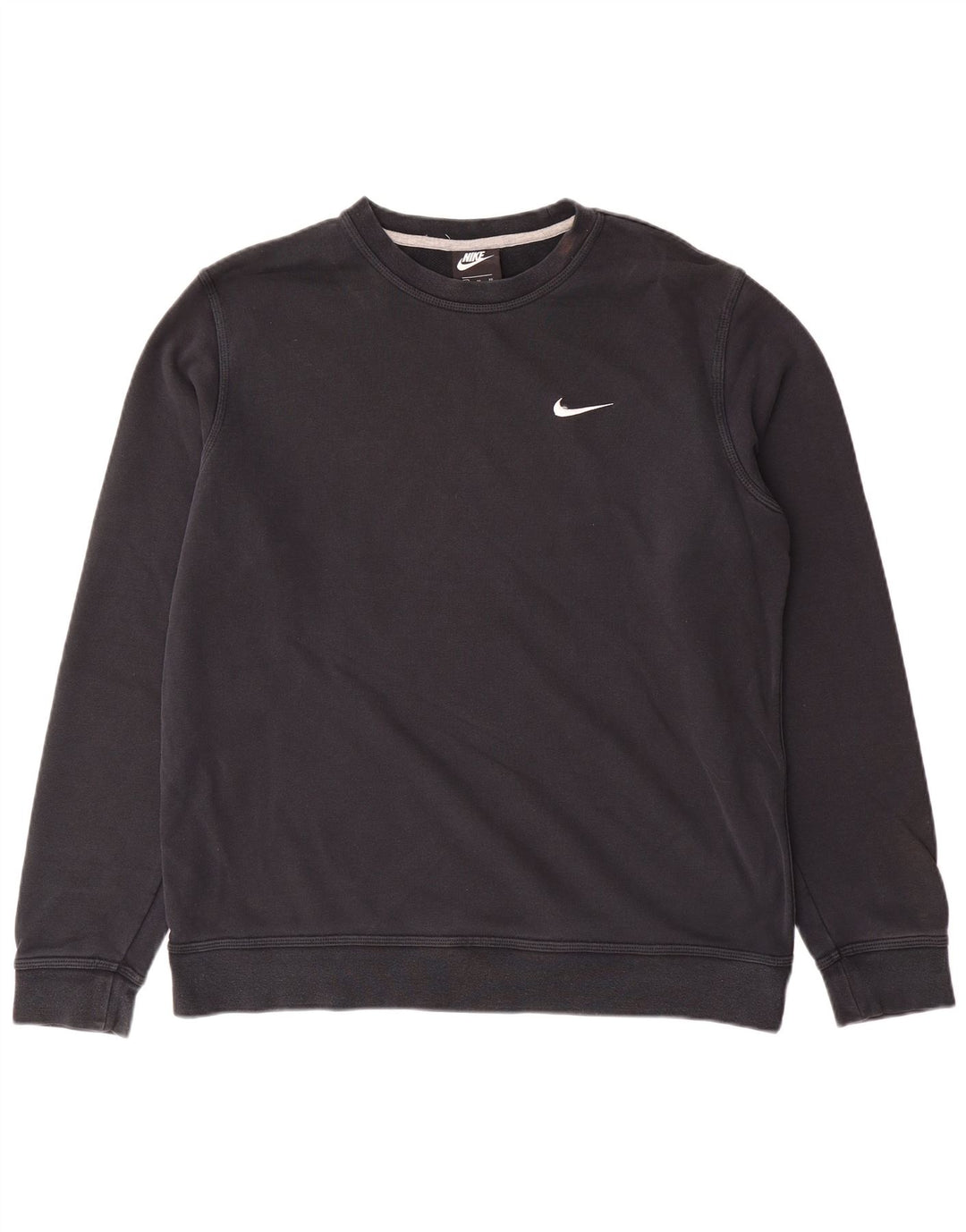 NIKE Hombre Sudadera Jumper XL Negro Algodón