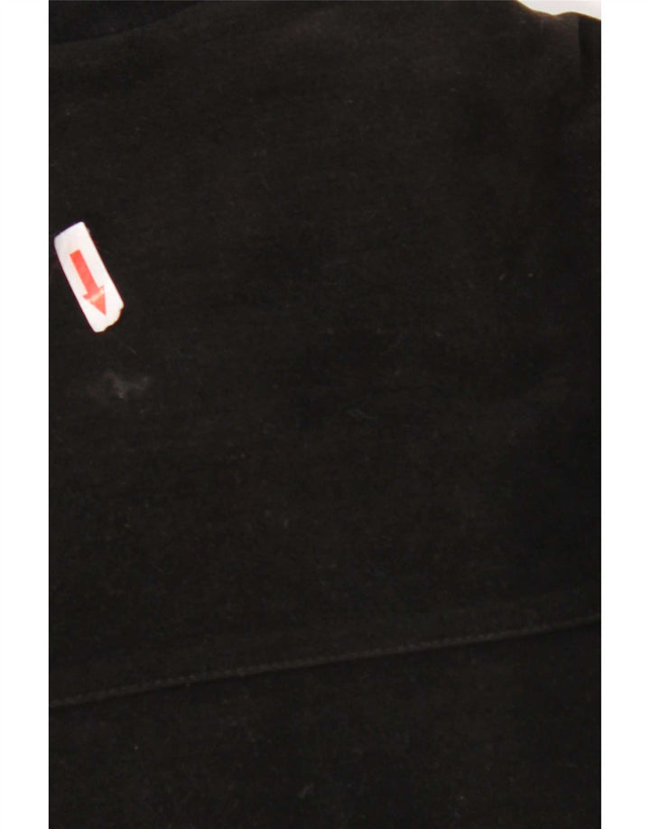 Marks & Spencer Chaqueta Bomber para Hombre UK 40 Grande Algodón Negro