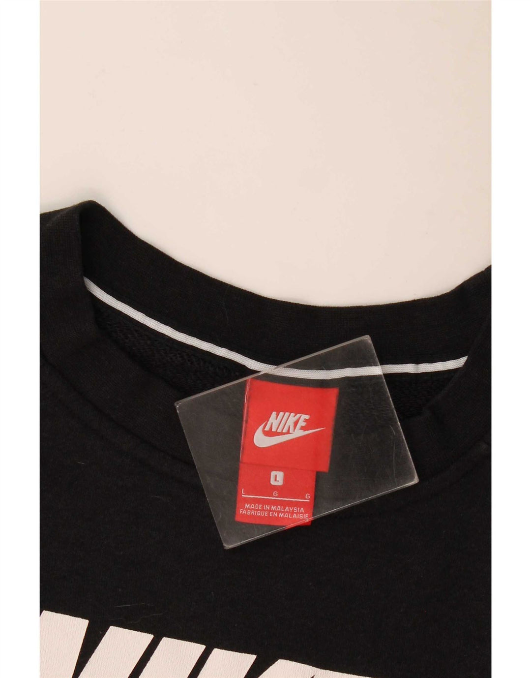 Nike - Sudadera gráfica para mujer (talla 40), color negro