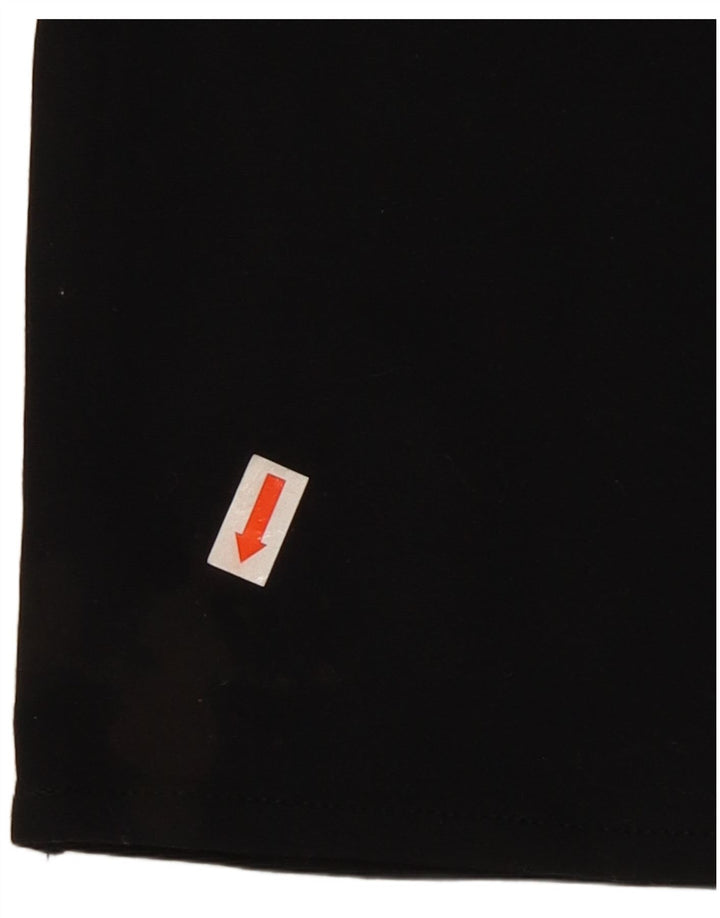 CALVIN KLEIN Pantalones casuales delgados para mujer US 12 Grande W30 L31 Rayón negro