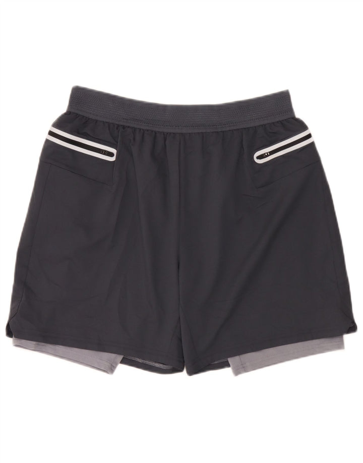 Marks & Spencer Pantalones cortos deportivos para hombre Poliéster gris grande
