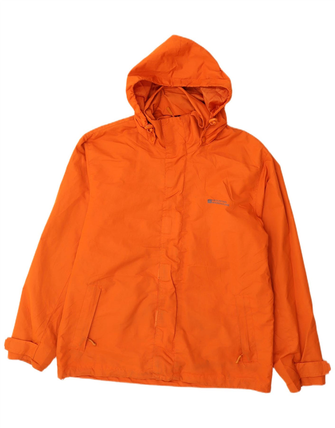 Chaqueta impermeable con capucha para hombre Mountain Warehouse ES 38 Poliéster naranja medio