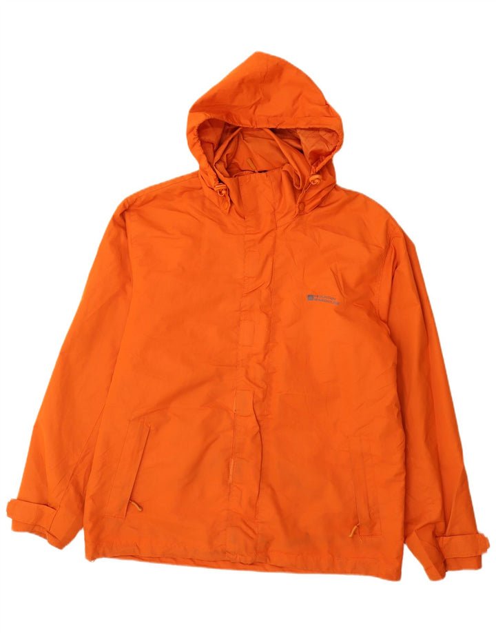 Chaqueta impermeable con capucha para hombre Mountain Warehouse ES 38 Poliéster naranja medio