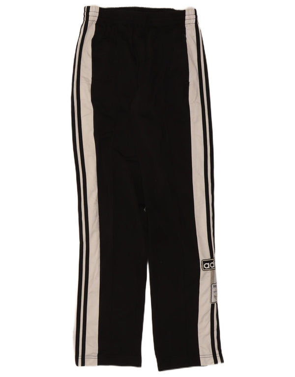 Adidas Pantalones de chándal gráficos para mujer UK 8 Small Black Colourblock