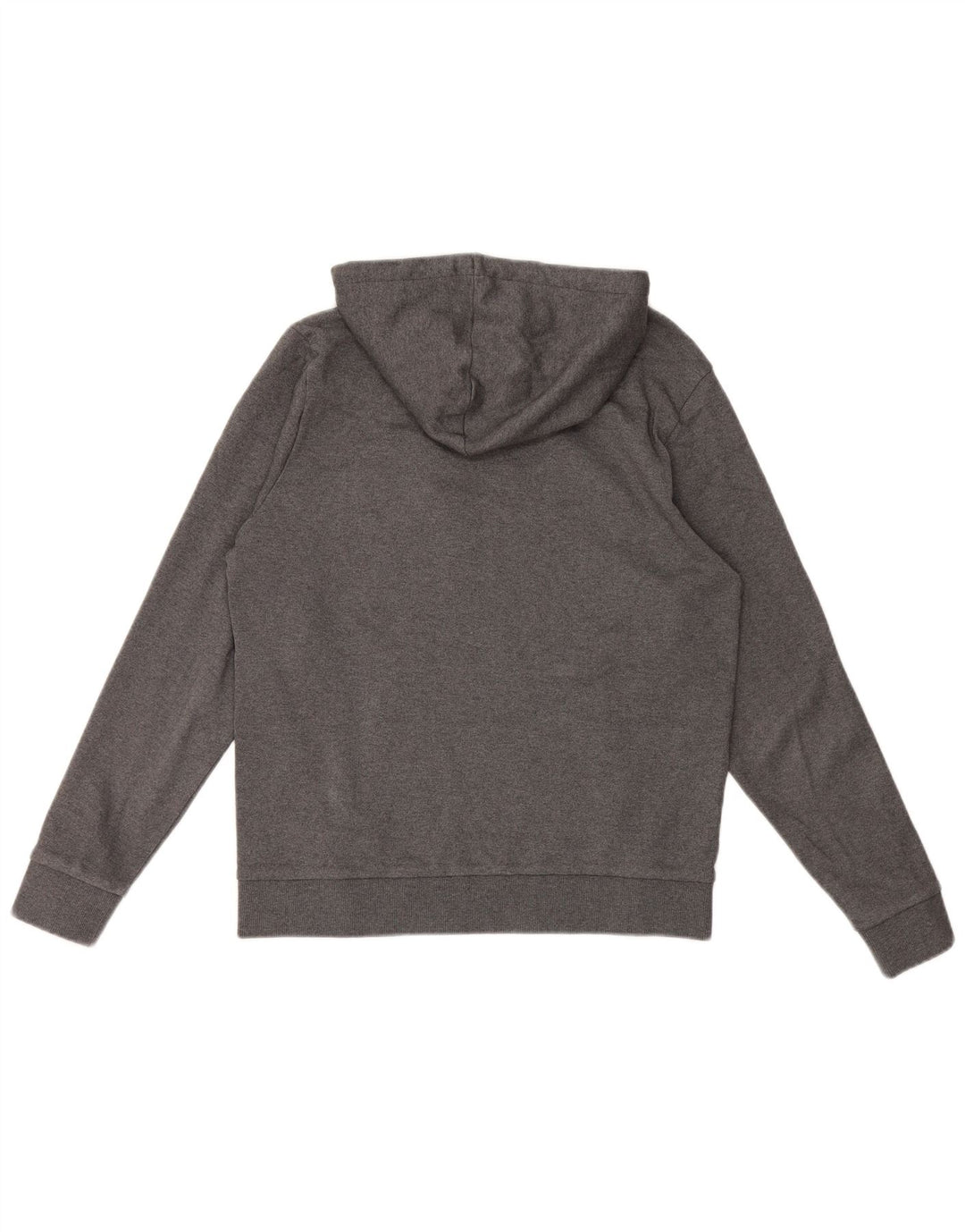 HUGO BOSS Hombre | Jersey con capucha gráfica de algodón gris medio