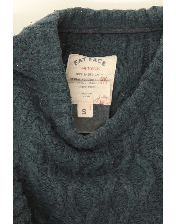 Jersey De Punto Con Cuello Redondo Para Hombre Fat Face Small De Lana Verde