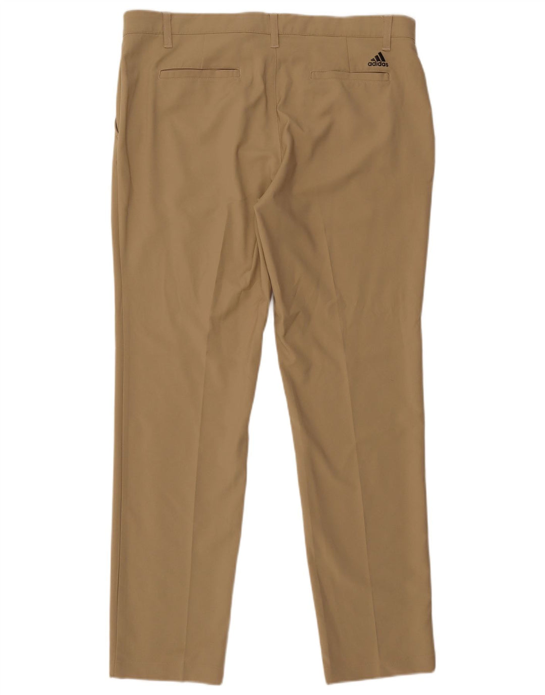 Pantalón Chino Recto Adidas Hombre W36 L32 Poliéster Beige