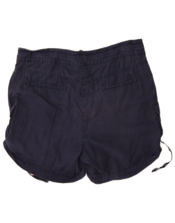 Marks & Spencer Pantalones cortos tipo cargo para mujer UK 10 Small W32 Algodón azul marino