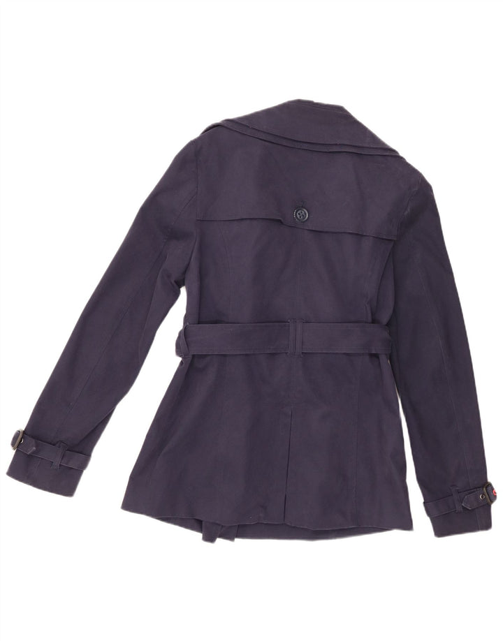 Gabardina Superdry para mujer Reino Unido 44 Algodón azul marino mediano