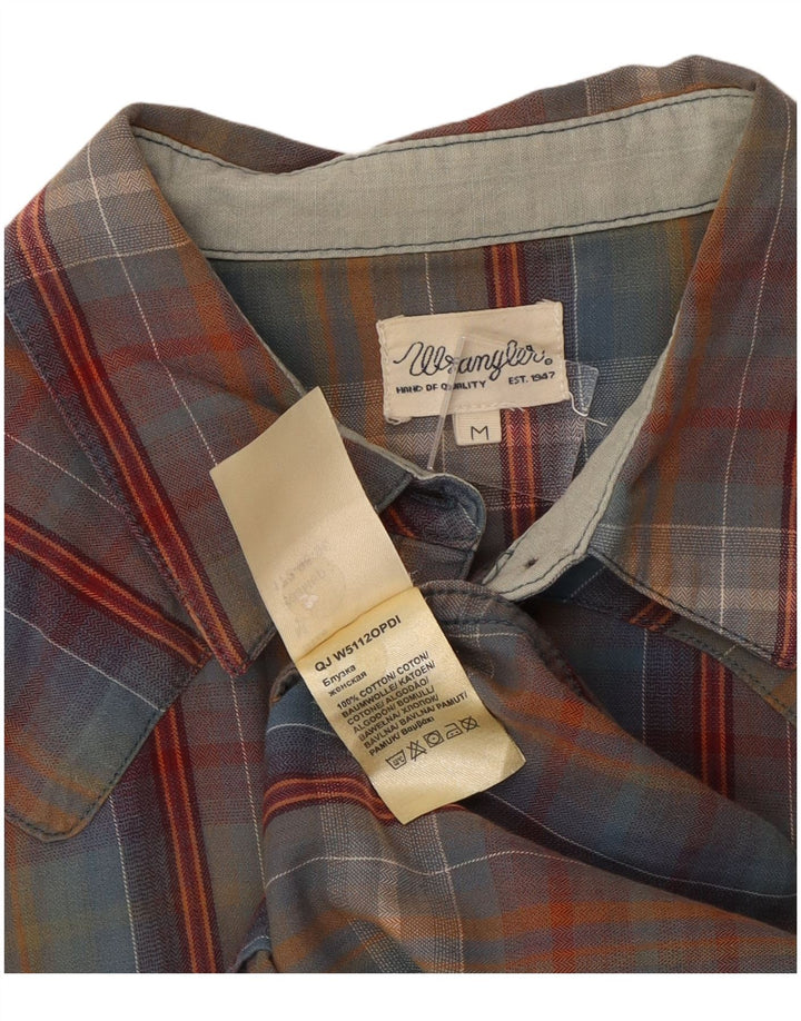 Wrangler Camisa para mujer UK 40 Mediana Algodón a cuadros multicolor