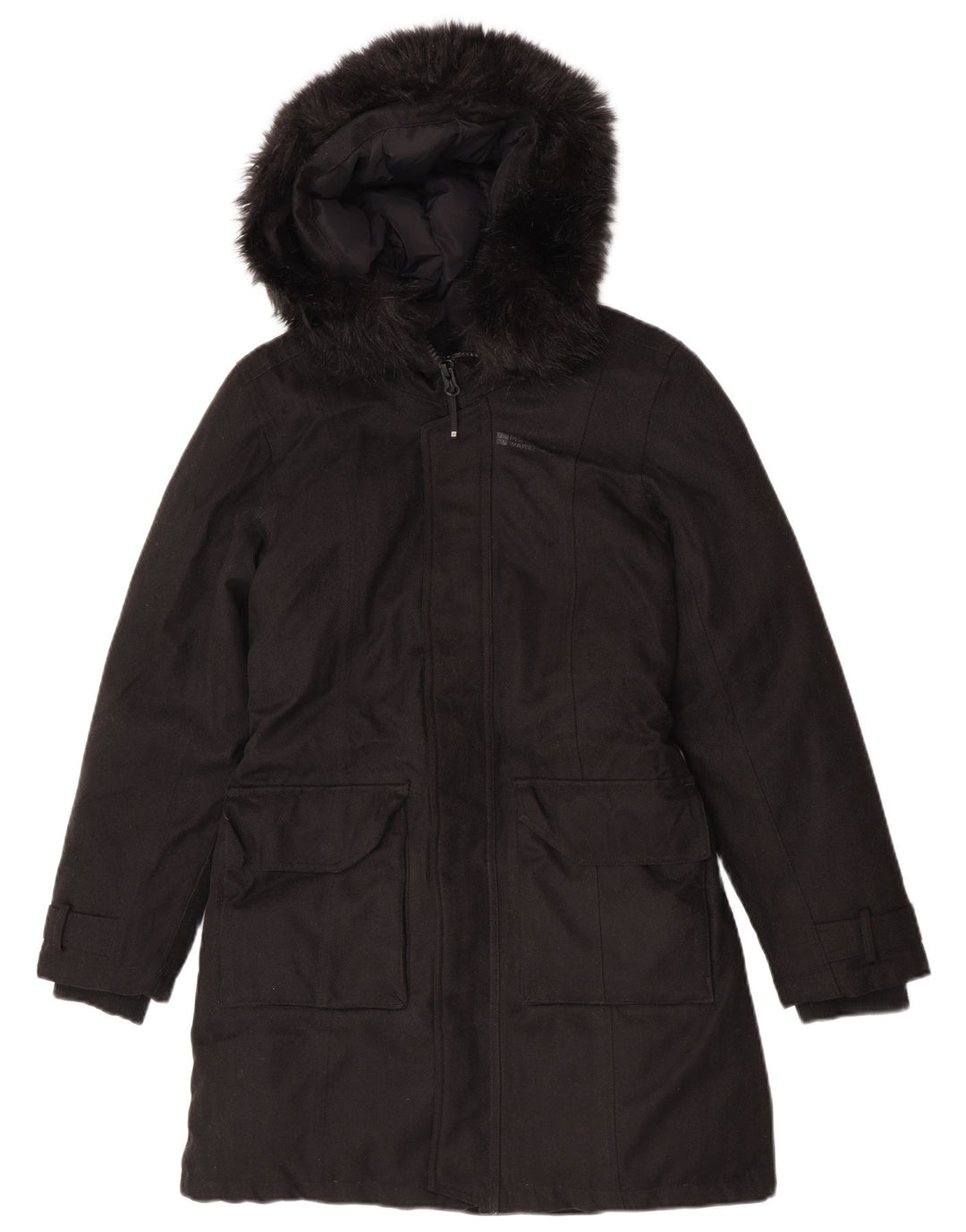 Abrigo acolchado con capucha para mujer Mountain Warehouse UK 40 Small Poliéster negro