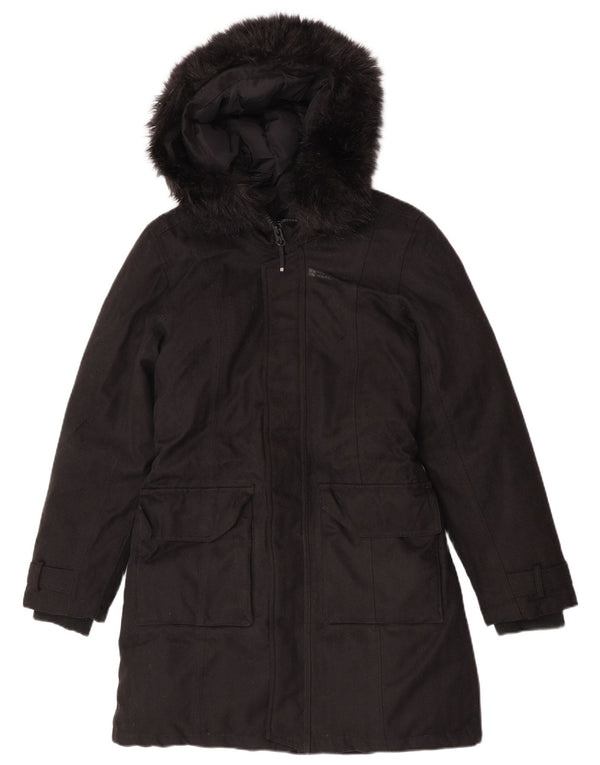 Abrigo acolchado con capucha para mujer Mountain Warehouse UK 40 Small Poliéster negro