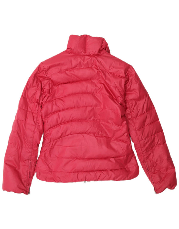 Fila Chaqueta acolchada para mujer UK 8 Small Poliéster rosa