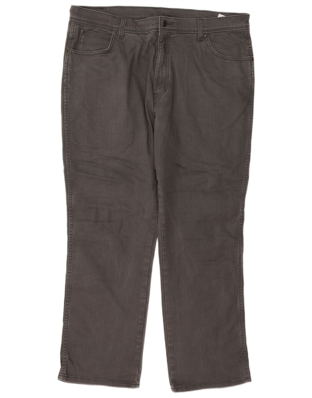 Wrangler Vaqueros Rectos Regulares Para Hombre W40 L30 Algodón Gris