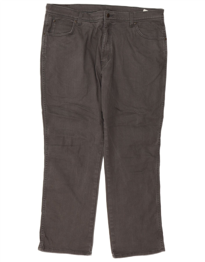 Wrangler Vaqueros Rectos Regulares Para Hombre W40 L30 Algodón Gris
