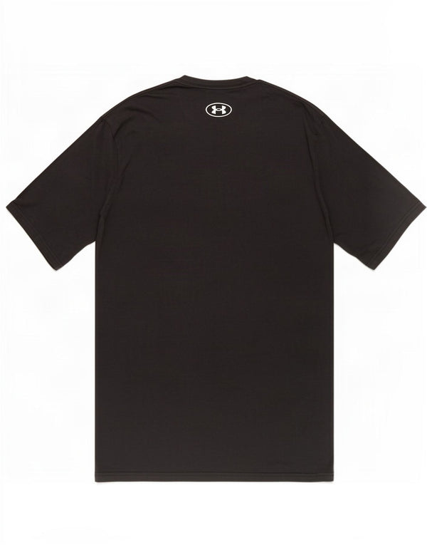 Under Armour Camiseta gráfica para hombre, parte superior mediana negra