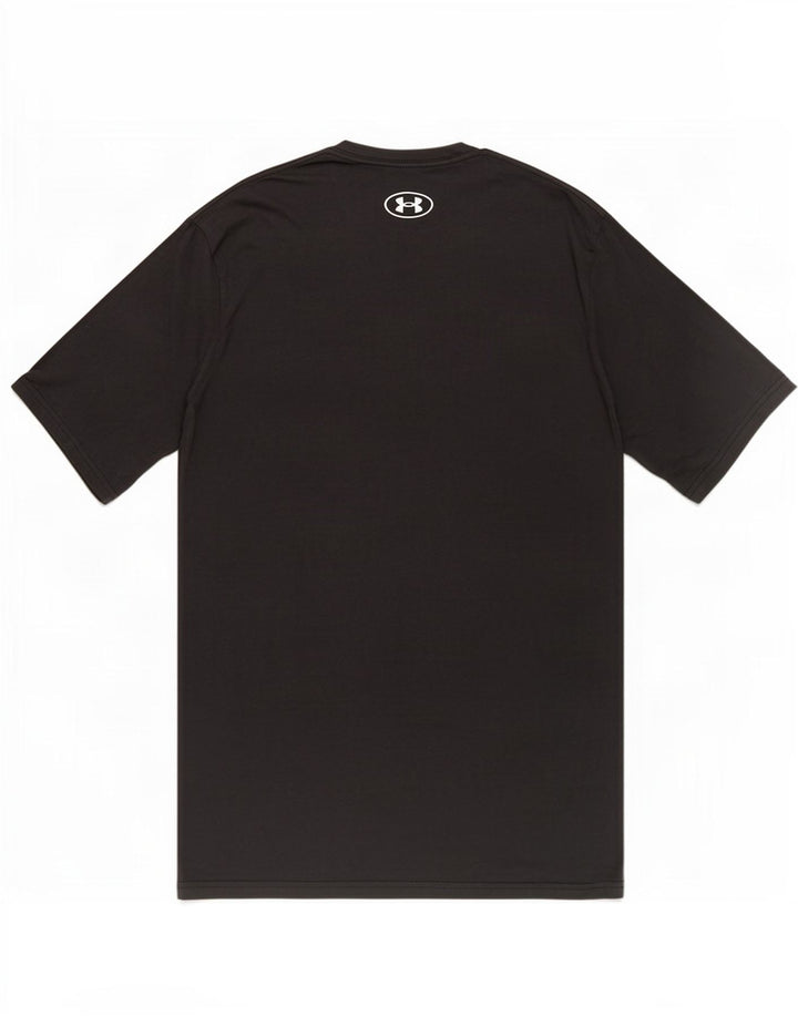 Under Armour Camiseta gráfica para hombre, parte superior mediana negra