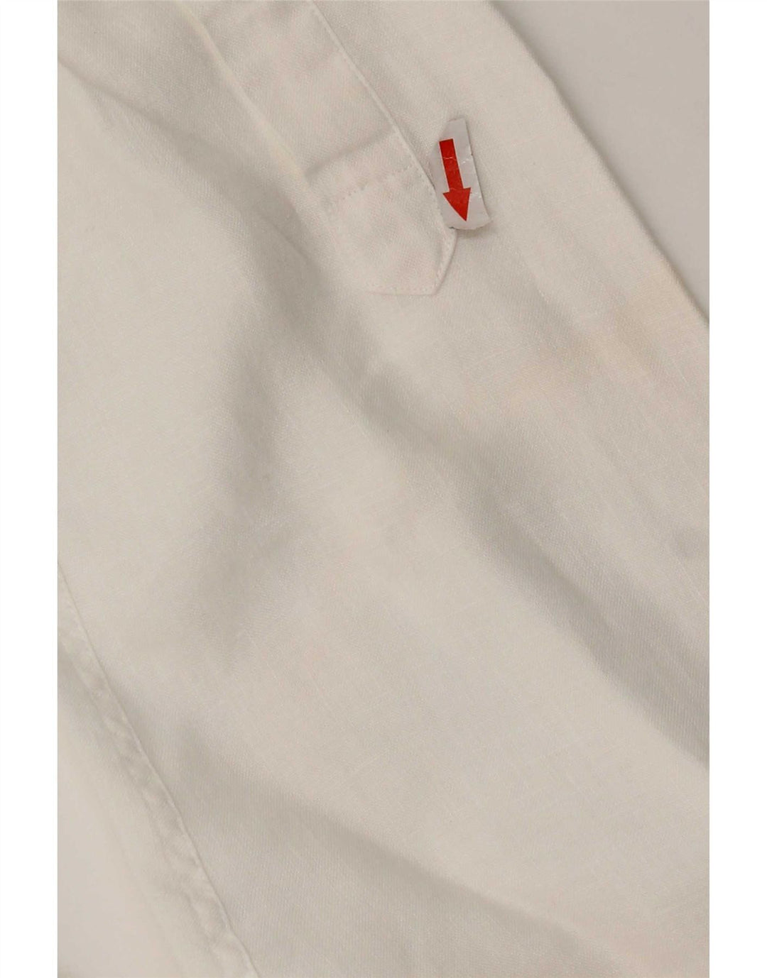 Camisa Jaeger Hombre Mediana Lino Blanco