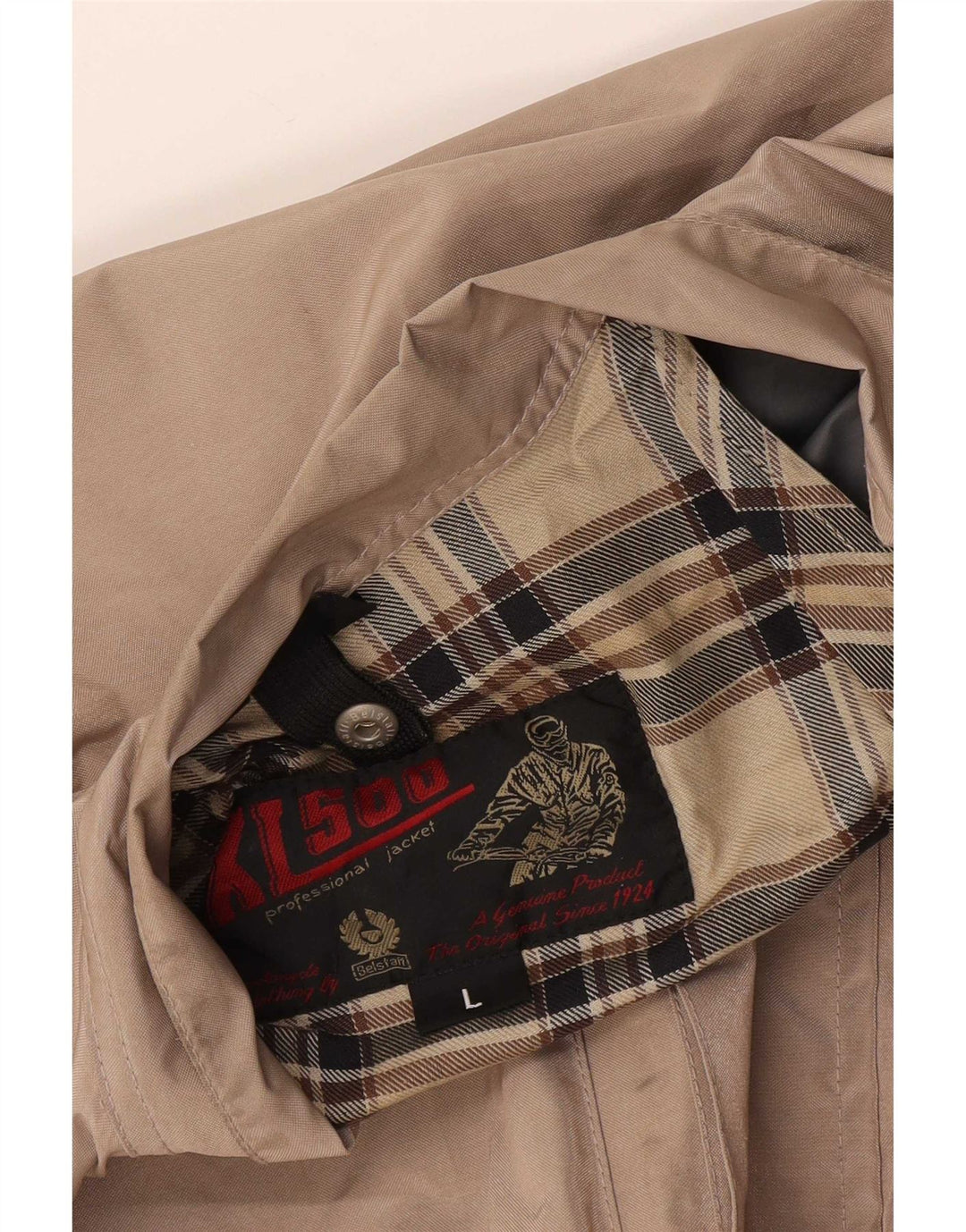 Belstaff Chaqueta utilitaria para hombre Reino Unido 40 Grande Beige