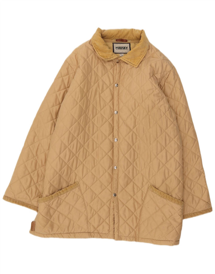 Husky Chaqueta acolchada para hombre UK 44 2XL Beige Nylon