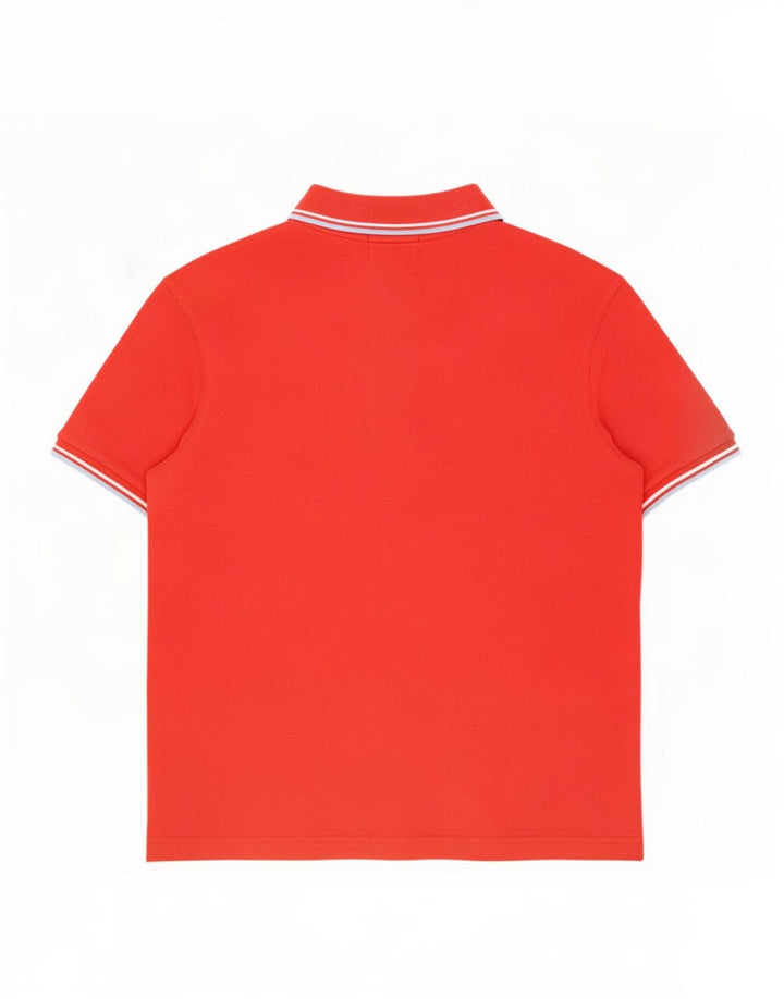 Fred Perry Polo Para Hombre Grande De Algodón Rojo