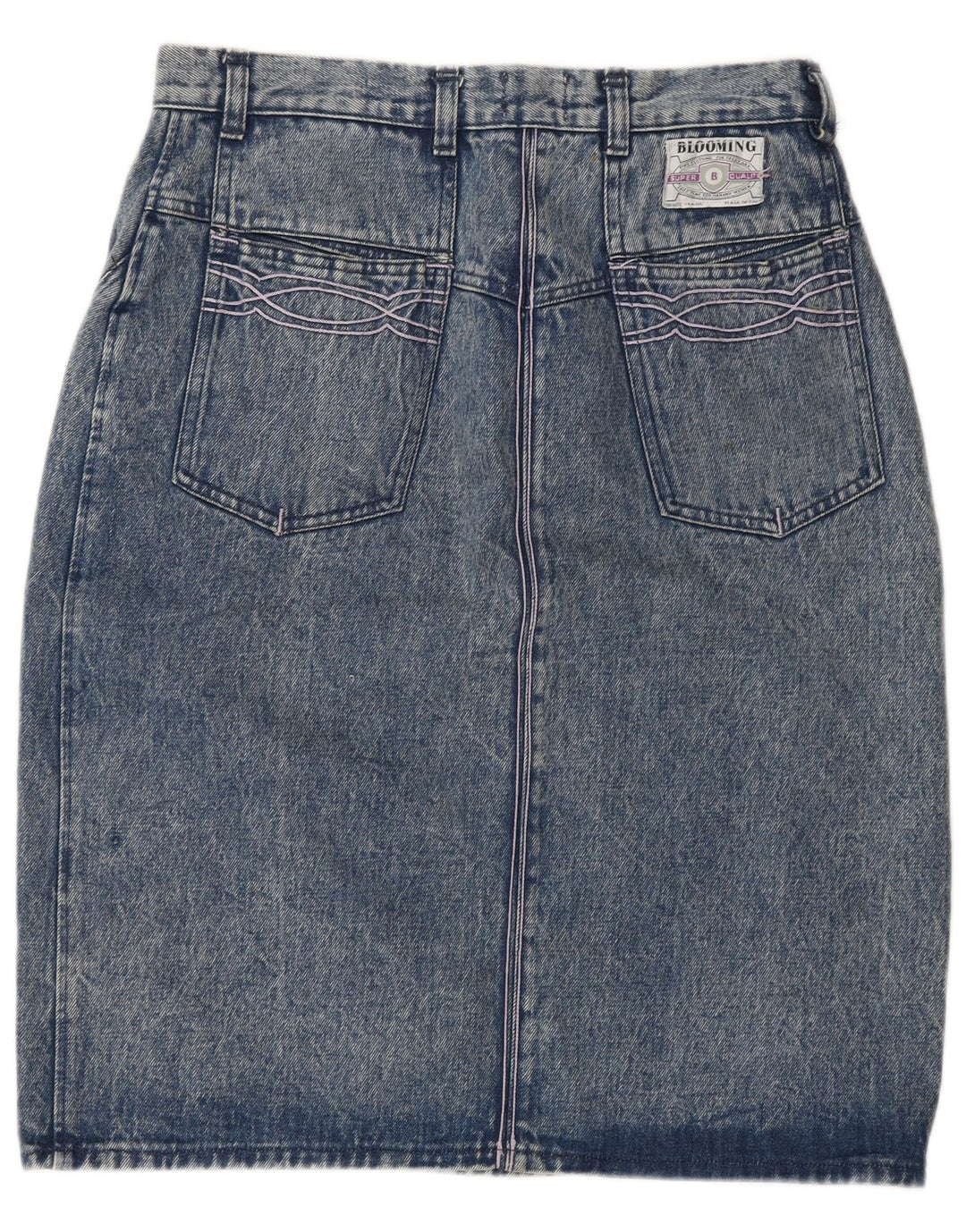 BLOOMING Falda Vaquera Mujer XS W24 Azul