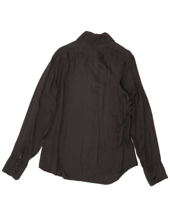 Camisa Energie Hombre Grande Viscosa Negra