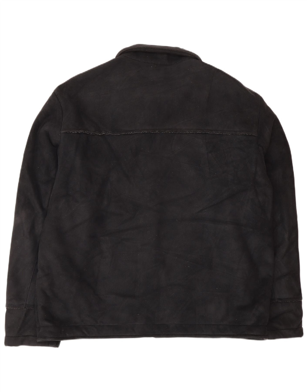 Marks & Spencer Chaqueta Sherpa para Hombre UK 42 XL Negro