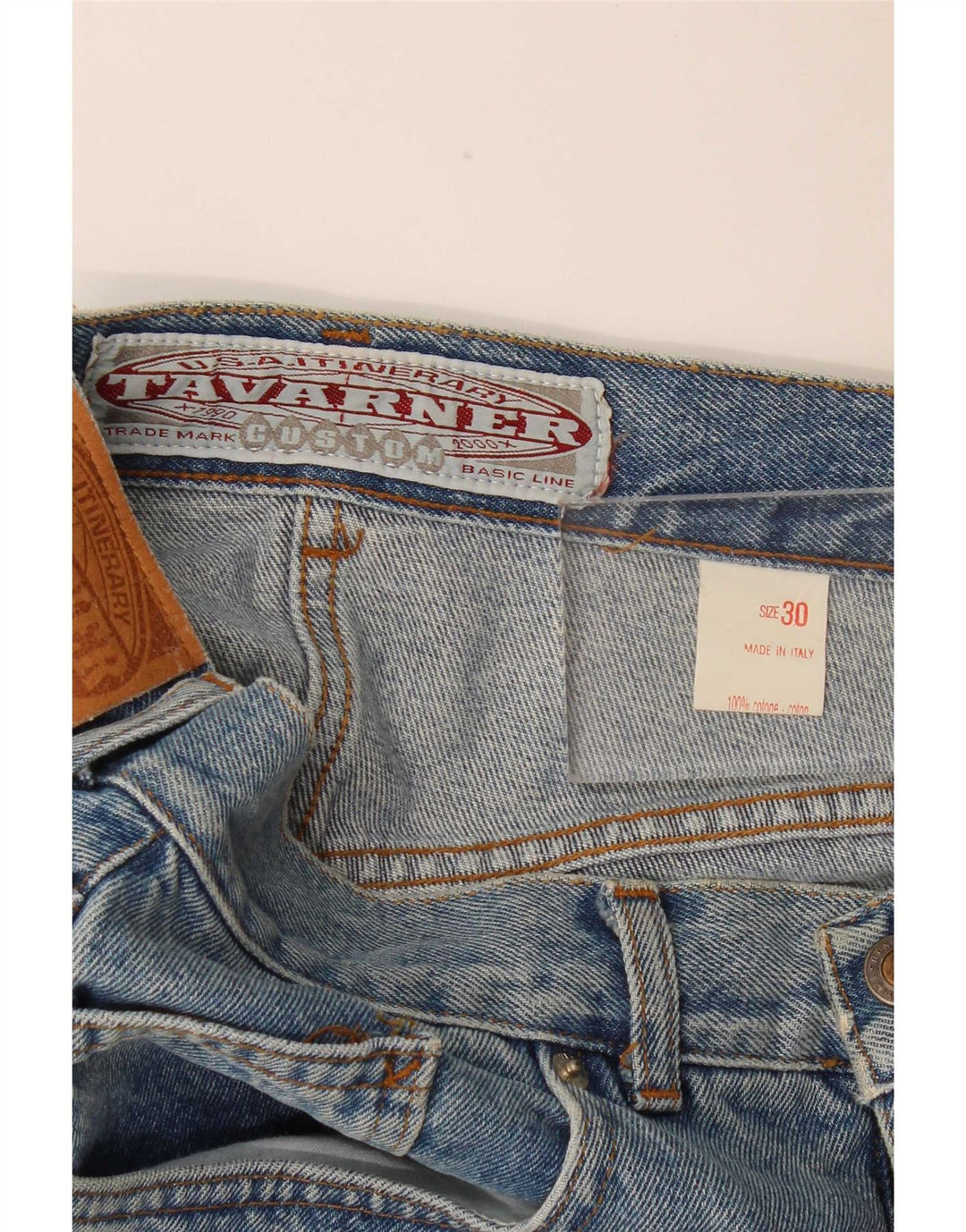 Minifalda Vaquera Mujer Tavarner W30 Azul Medio Algodón