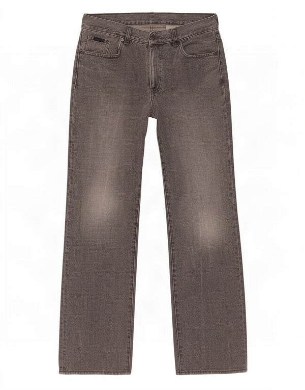 Vaqueros rectos Calvin Klein para hombre W30 L31 Gris