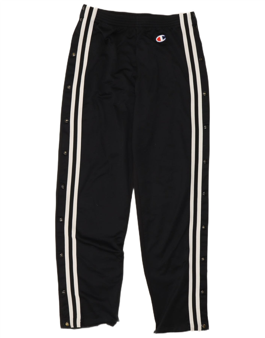 Champion Pantalones De Chándal Para Hombre Poliéster A Rayas Negro Mediano