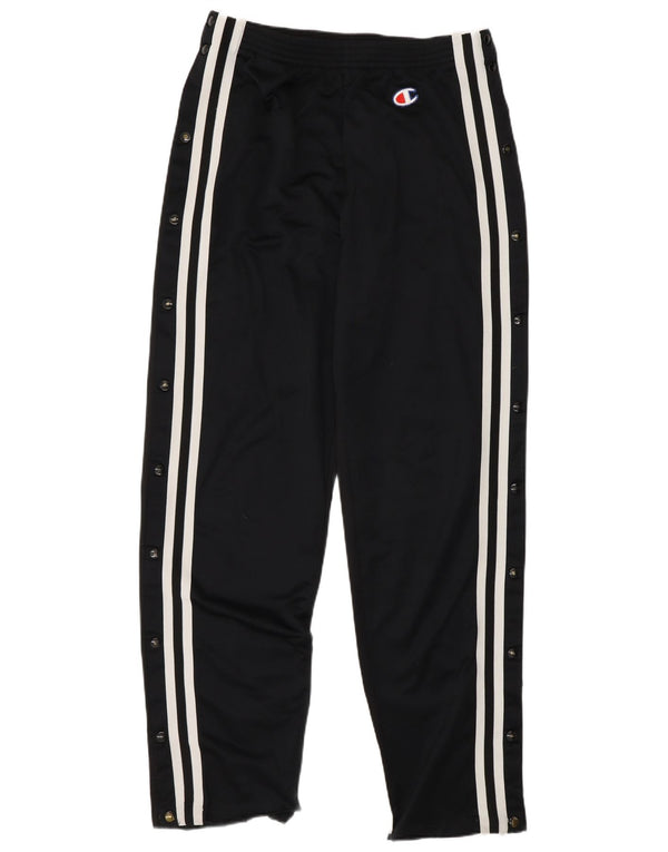 Champion Pantalones De Chándal Para Hombre Poliéster A Rayas Negro Mediano
