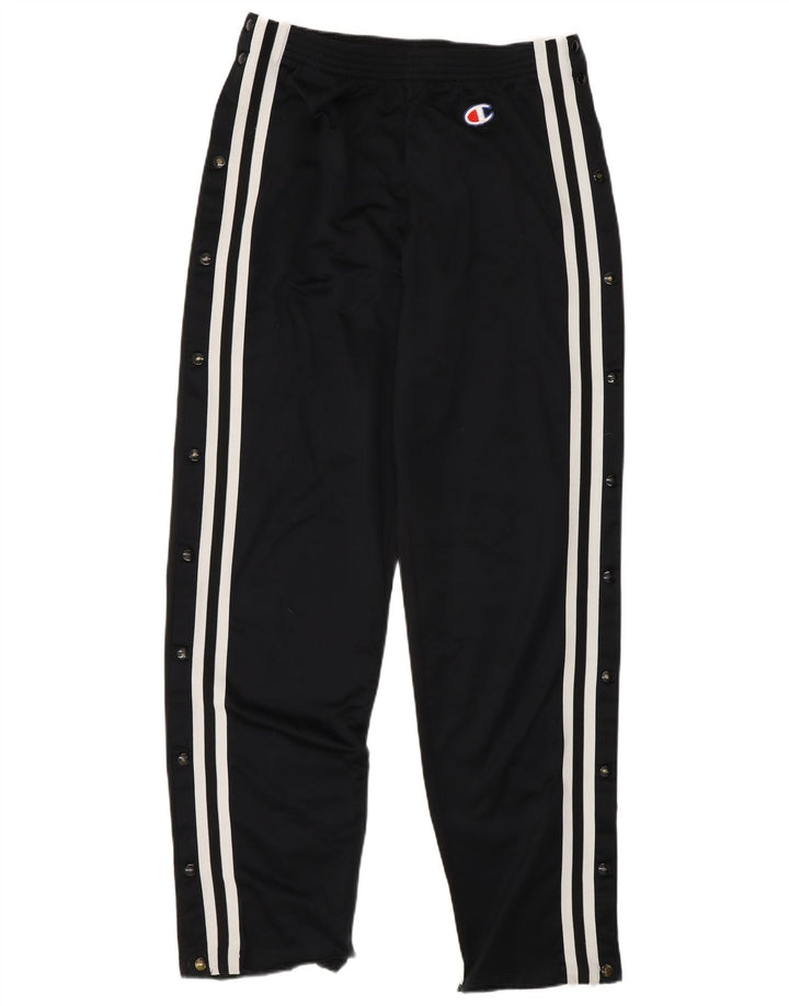 Champion Pantalones De Chándal Para Hombre Poliéster A Rayas Negro Mediano