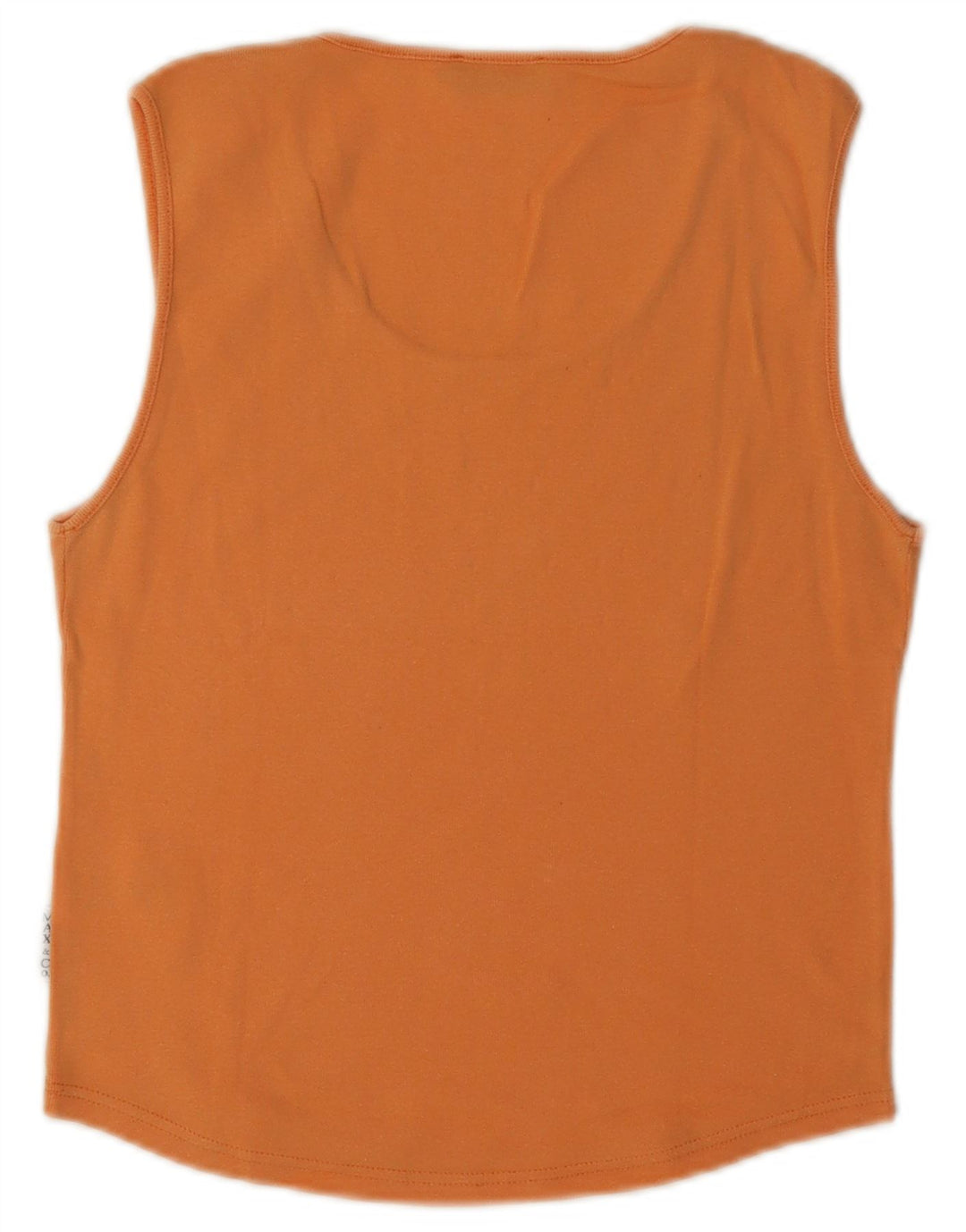 Max & Co. Top corto sin mangas para mujer UK 12 Algodón naranja mediano