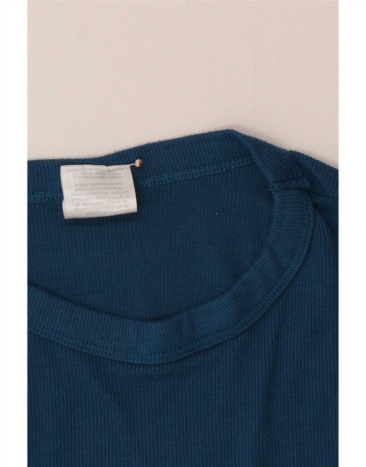 Champion Camiseta sin mangas gráfica para mujer UK 12 Poliéster azul medio