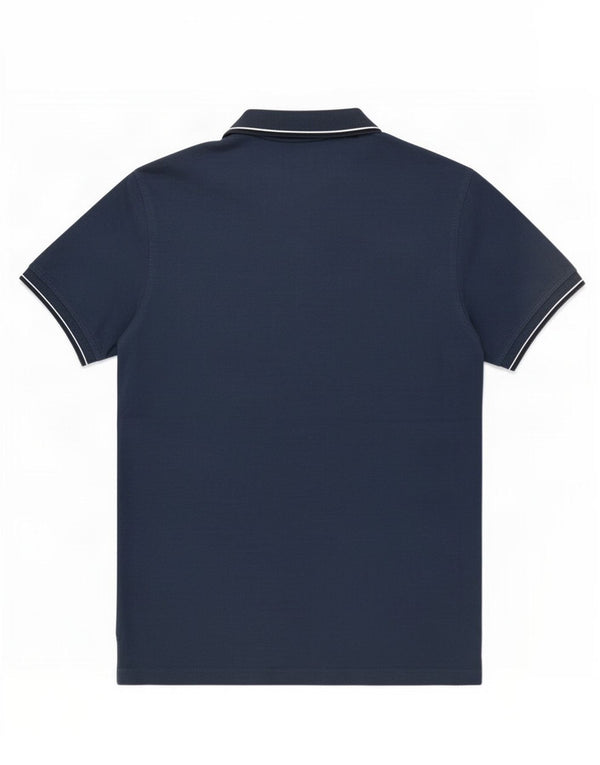 Renato Balestra Mens Polo Shirt Large Navy Blue Cotton